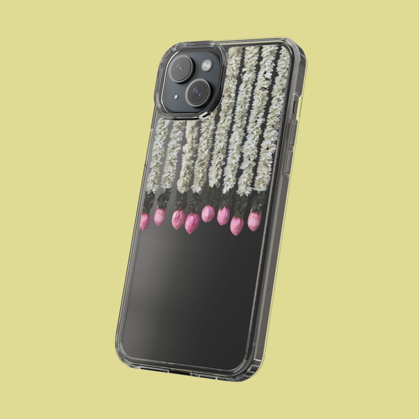 Floral Clear Phone Case - Elegant Flower Design for Spring
