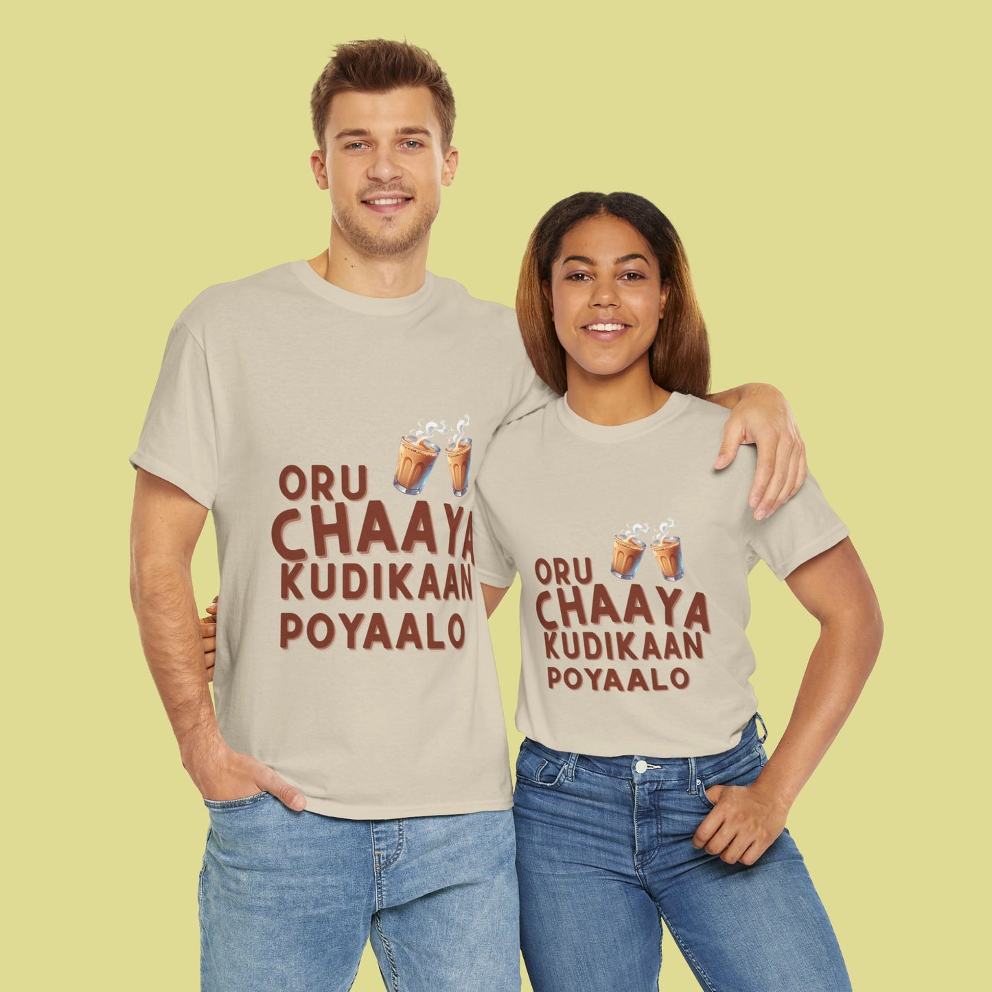 'Oru Chaaya Kudikaan Poyaalo'  T-shirt - Perfect for Tea Lovers
