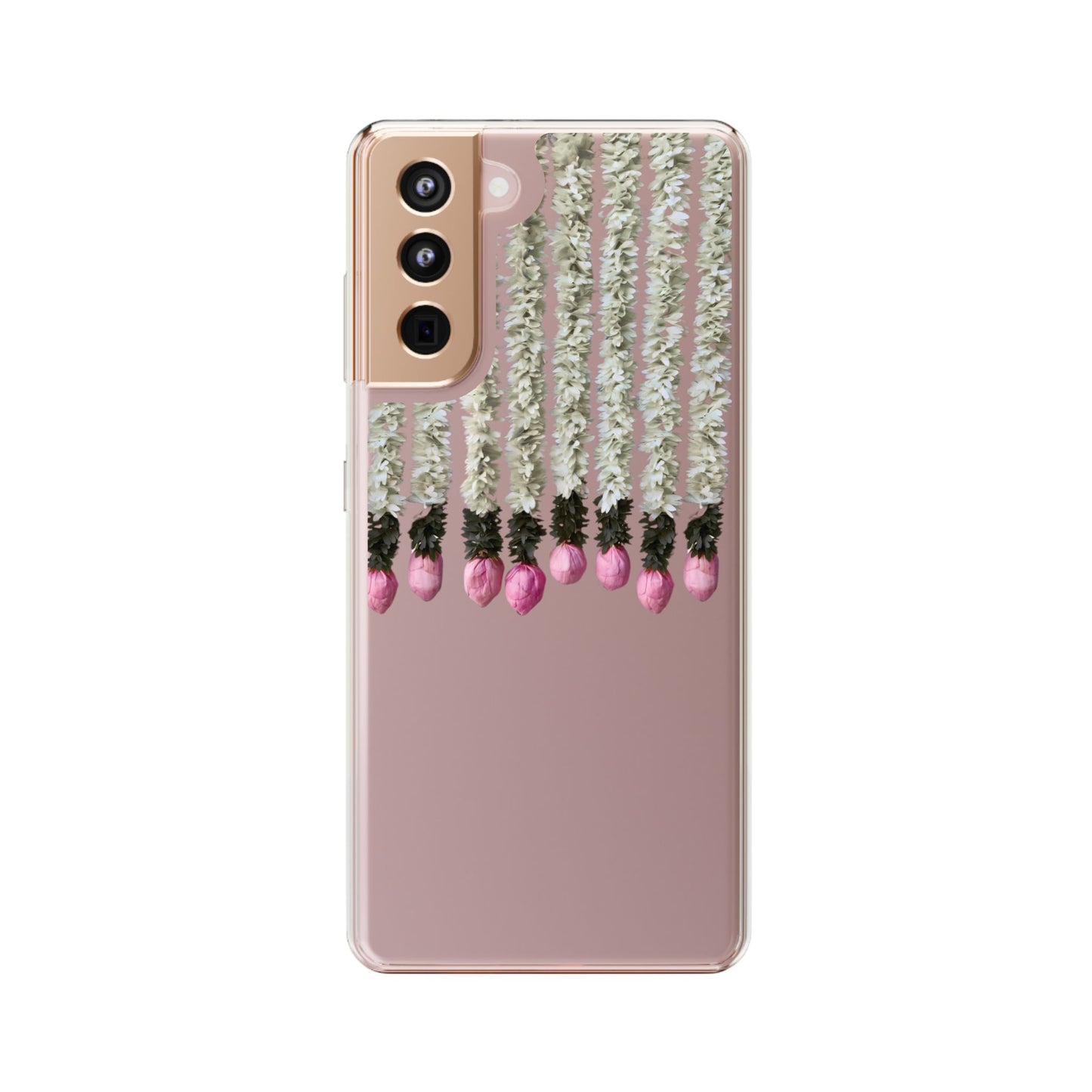 Floral Clear Phone Case - Elegant Flower Design for Spring