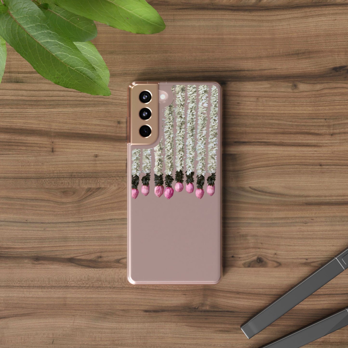 Floral Clear Phone Case - Elegant Flower Design for Spring