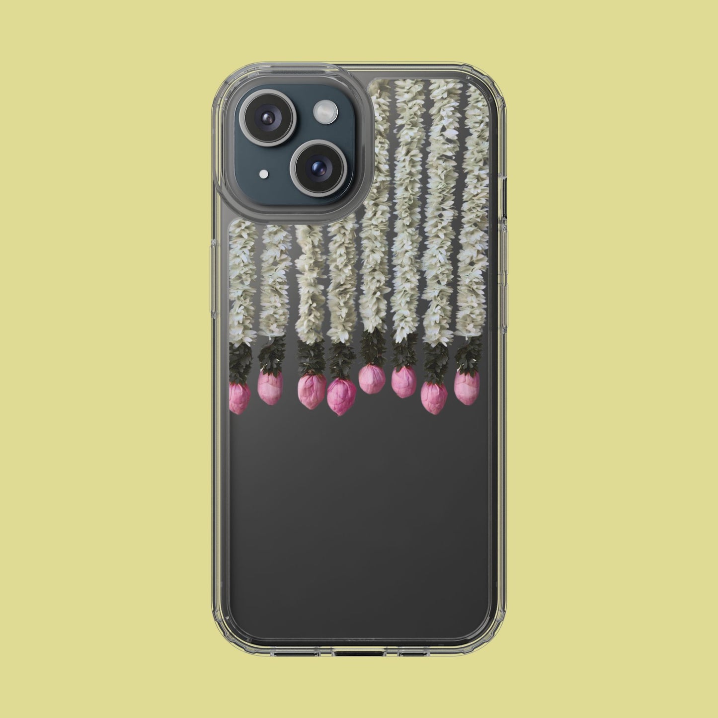 Floral Clear Phone Case - Elegant Flower Design for Spring