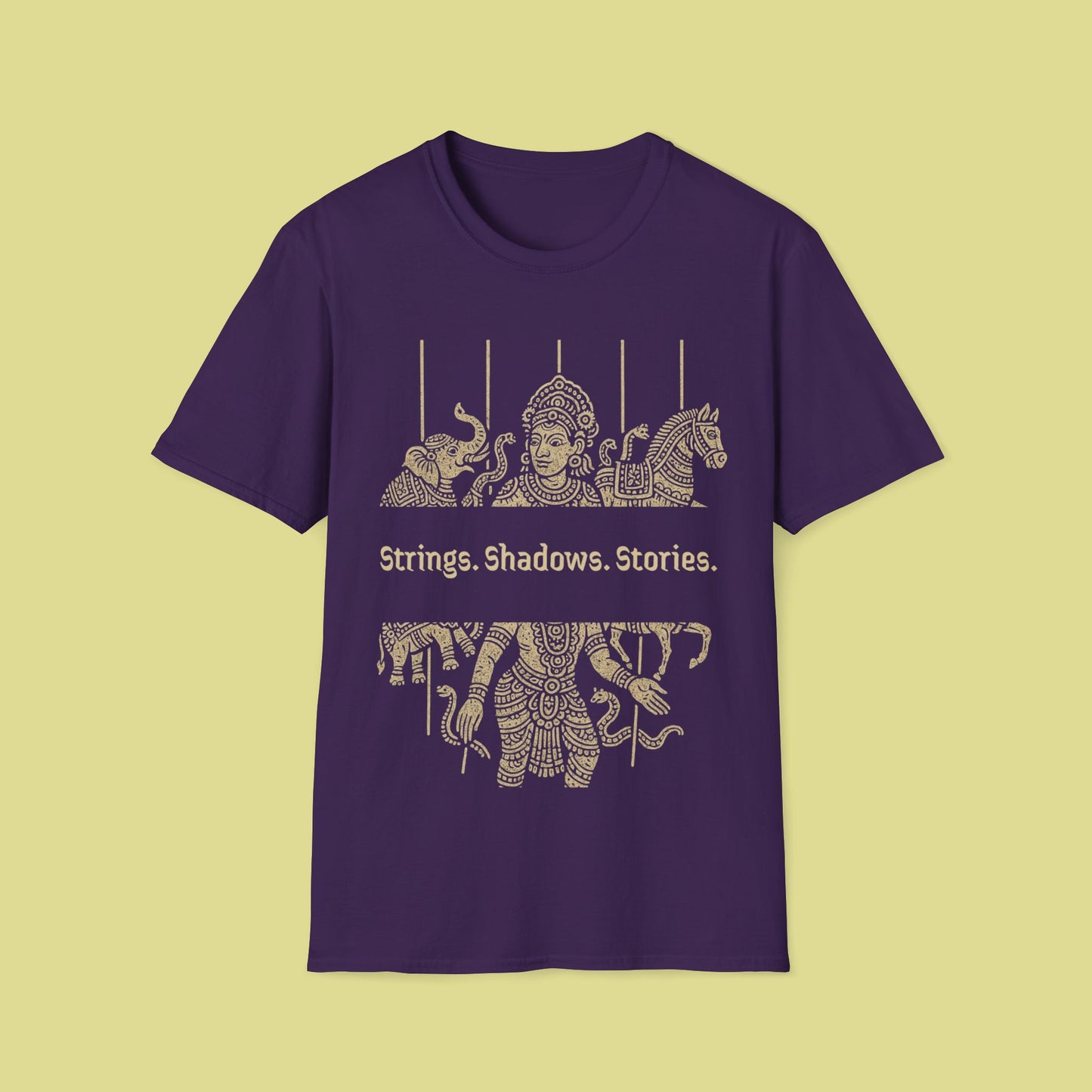 Cultural Graphic T-Shirt – Strings. Shadows. Stories.