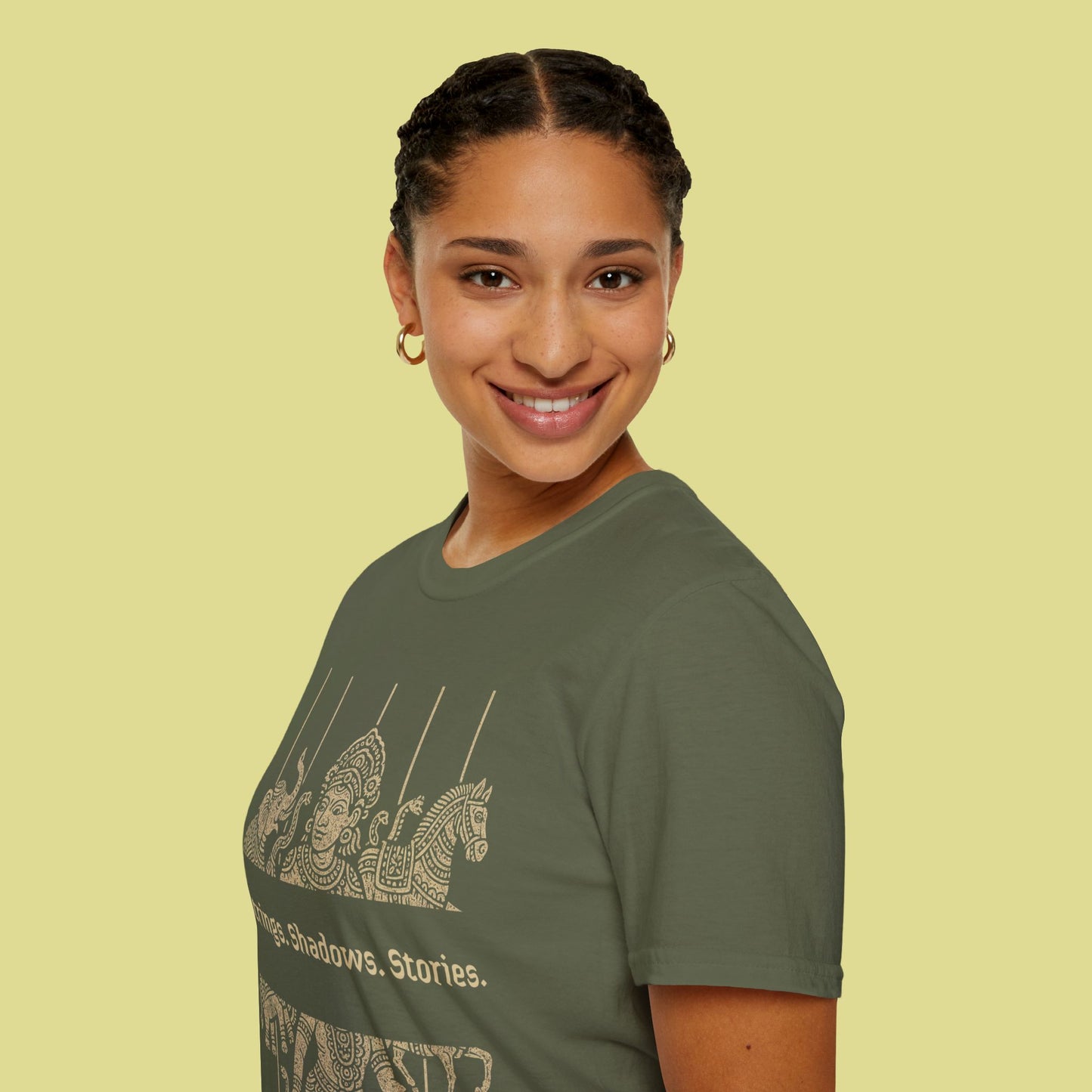 Cultural Graphic T-Shirt – Strings. Shadows. Stories.