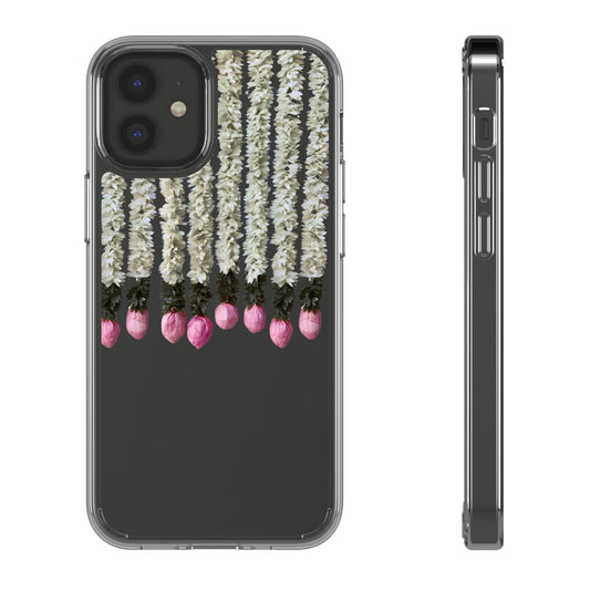 Floral Clear Phone Case - Elegant Flower Design for Spring