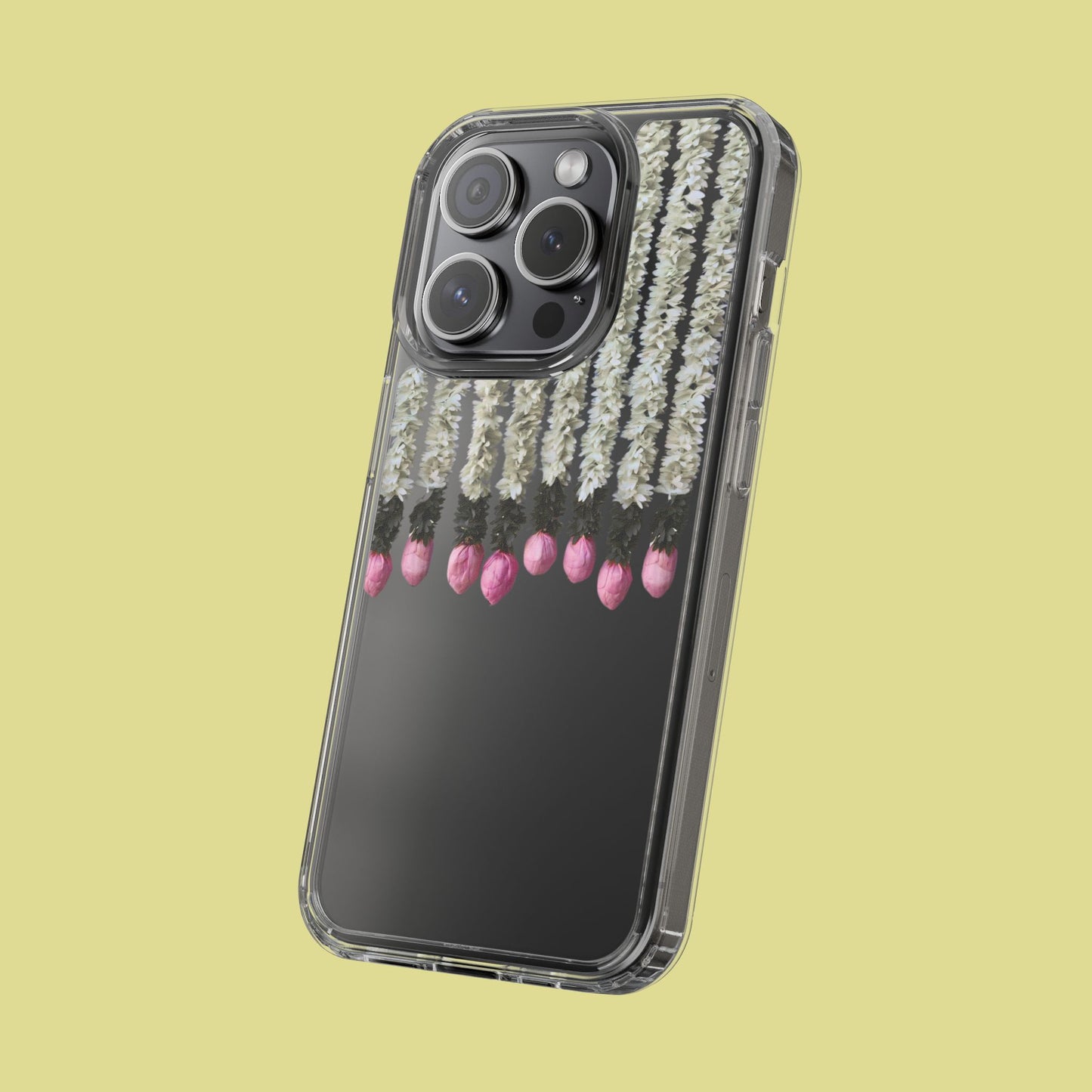Floral Clear Phone Case - Elegant Flower Design for Spring