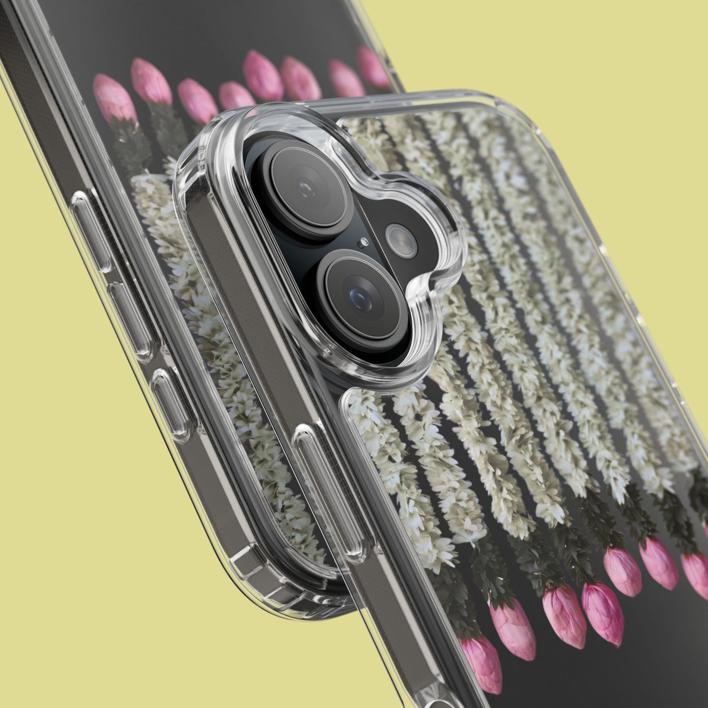Floral Clear Phone Case - Elegant Flower Design for Spring