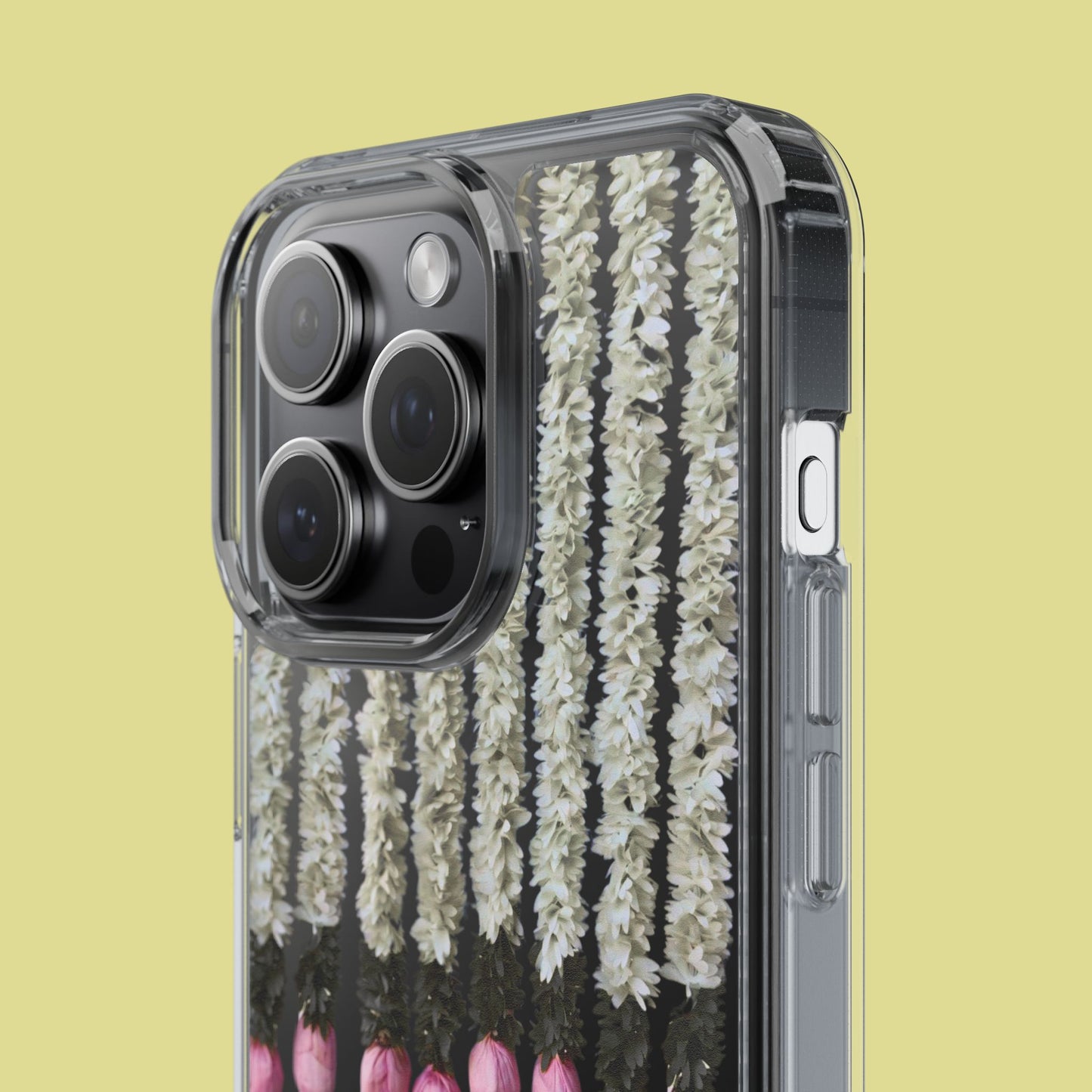 Floral Clear Phone Case - Elegant Flower Design for Spring