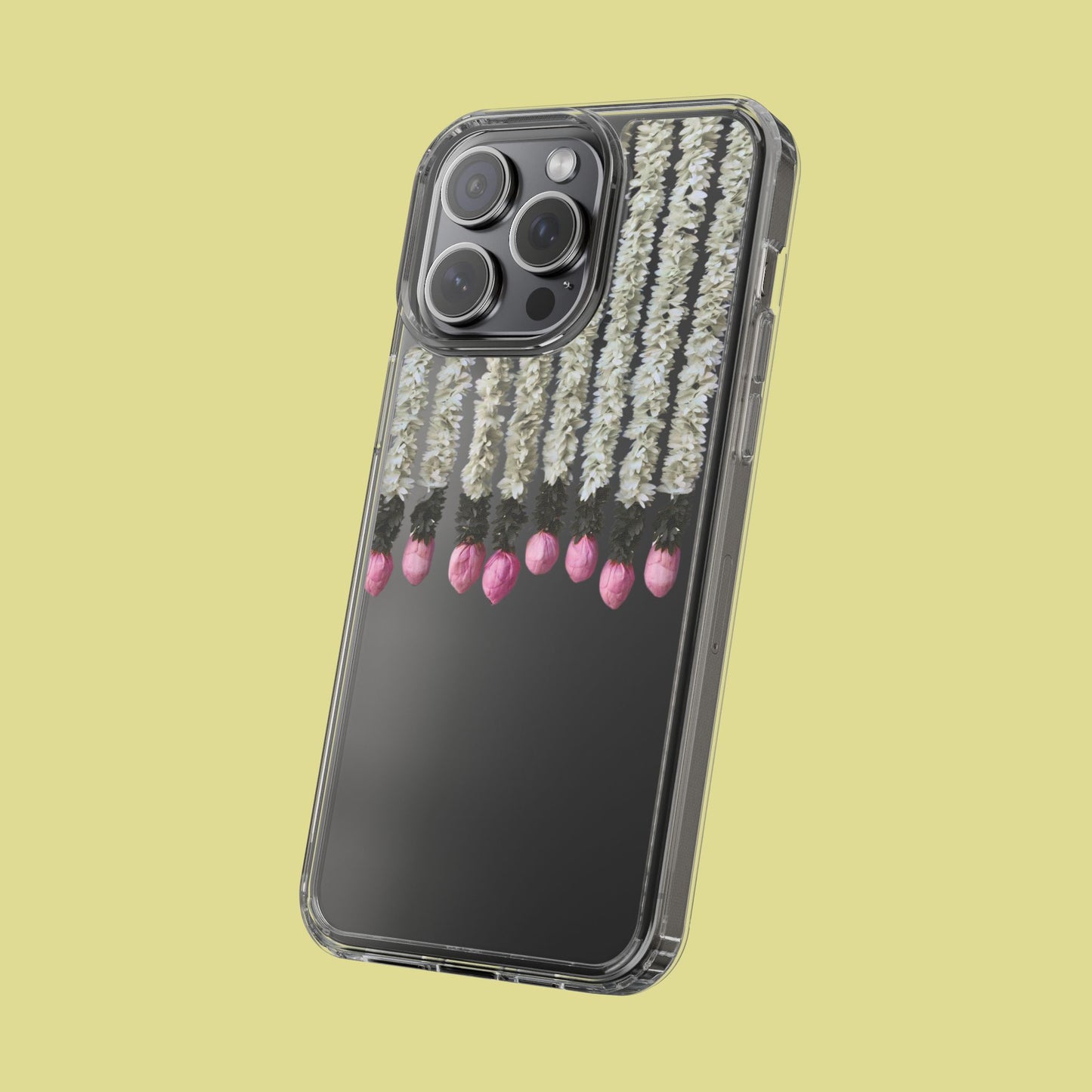 Floral Clear Phone Case - Elegant Flower Design for Spring