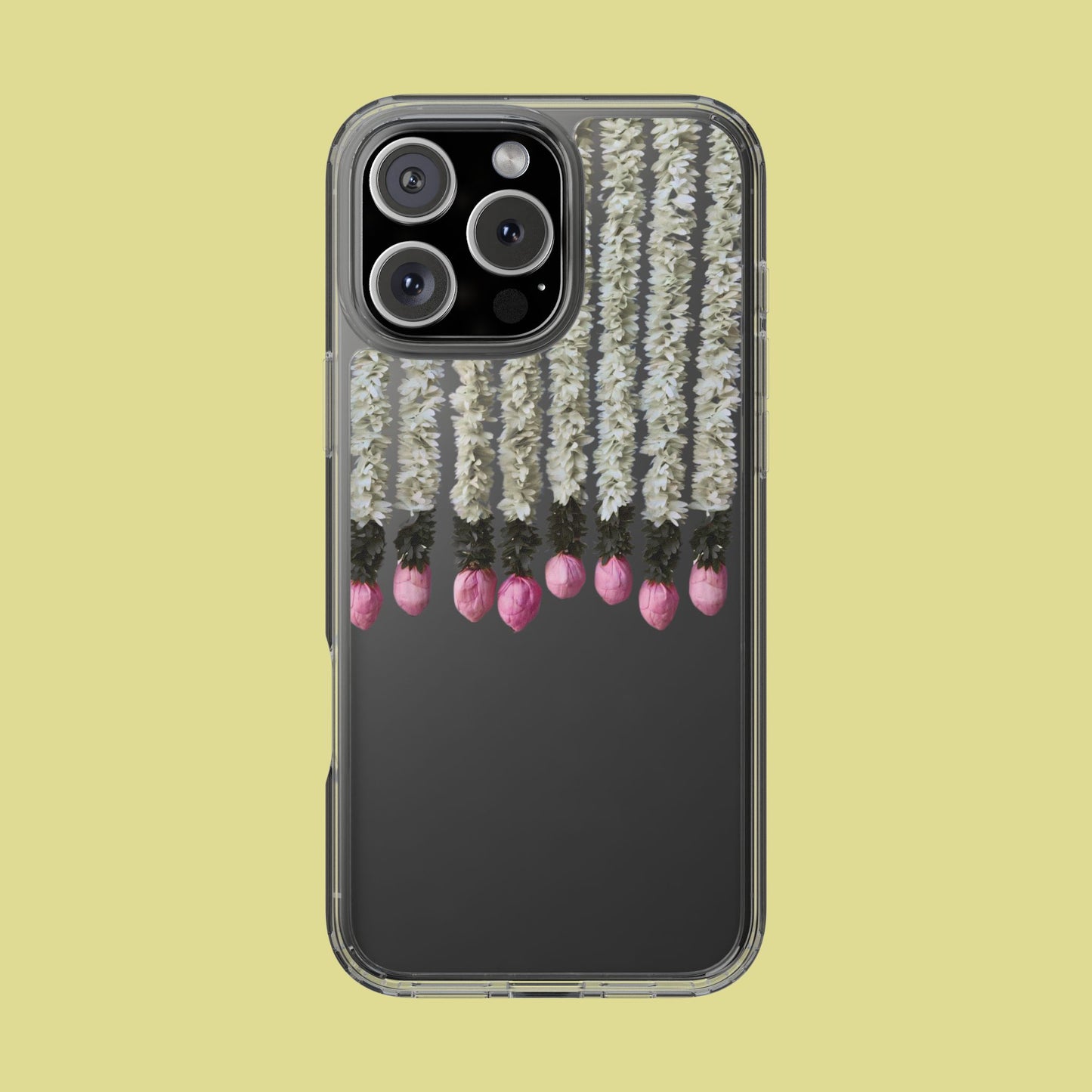 Floral Clear Phone Case - Elegant Flower Design for Spring