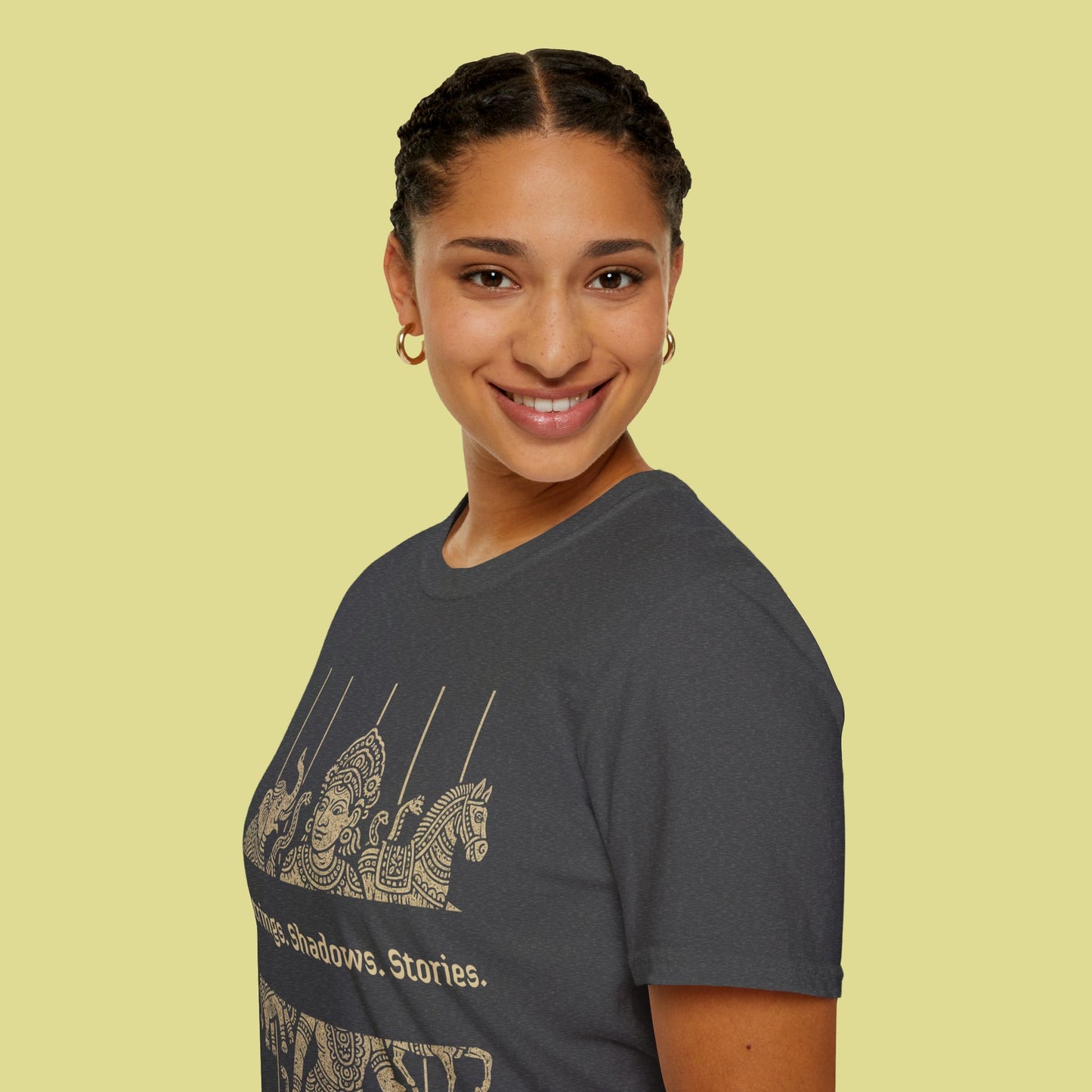 Cultural Graphic T-Shirt – Strings. Shadows. Stories.