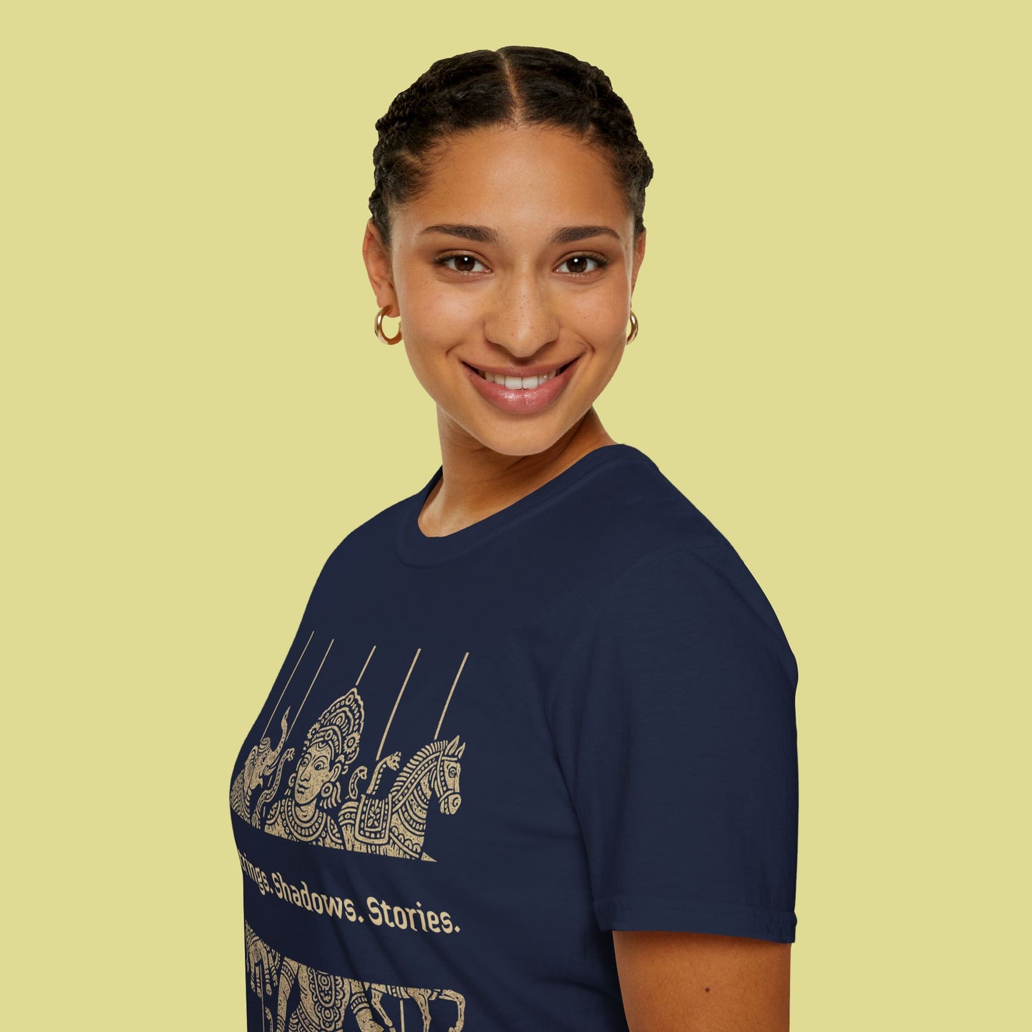 Cultural Graphic T-Shirt – Strings. Shadows. Stories.