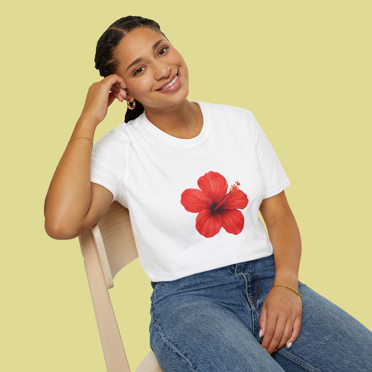Vibrant Floral Women T-Shirt
