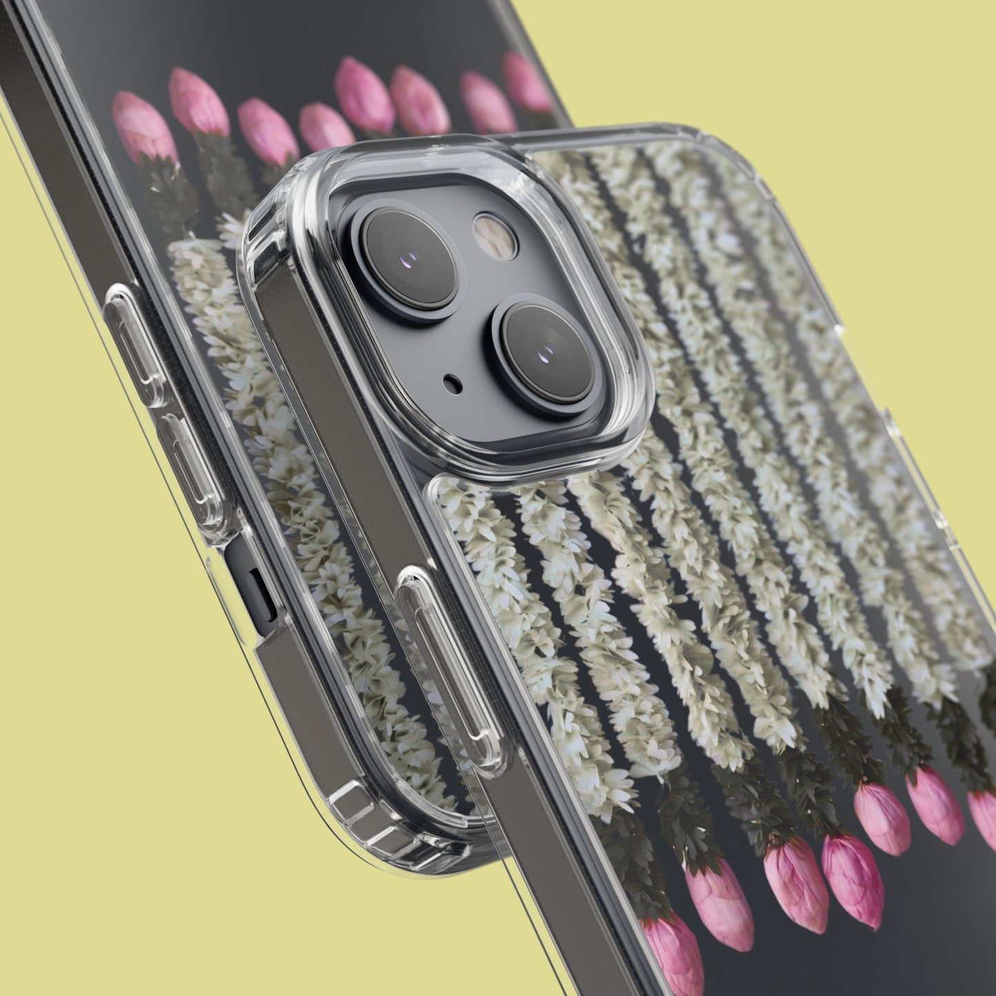Floral Clear Phone Case - Elegant Flower Design for Spring
