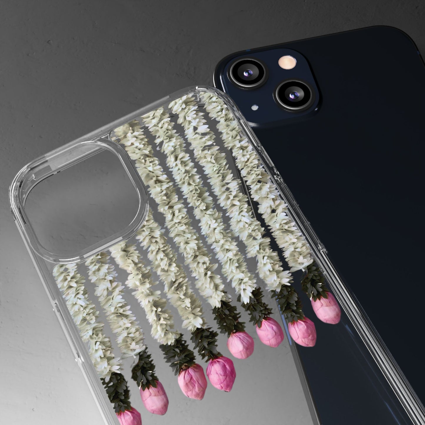 Floral Clear Phone Case - Elegant Flower Design for Spring