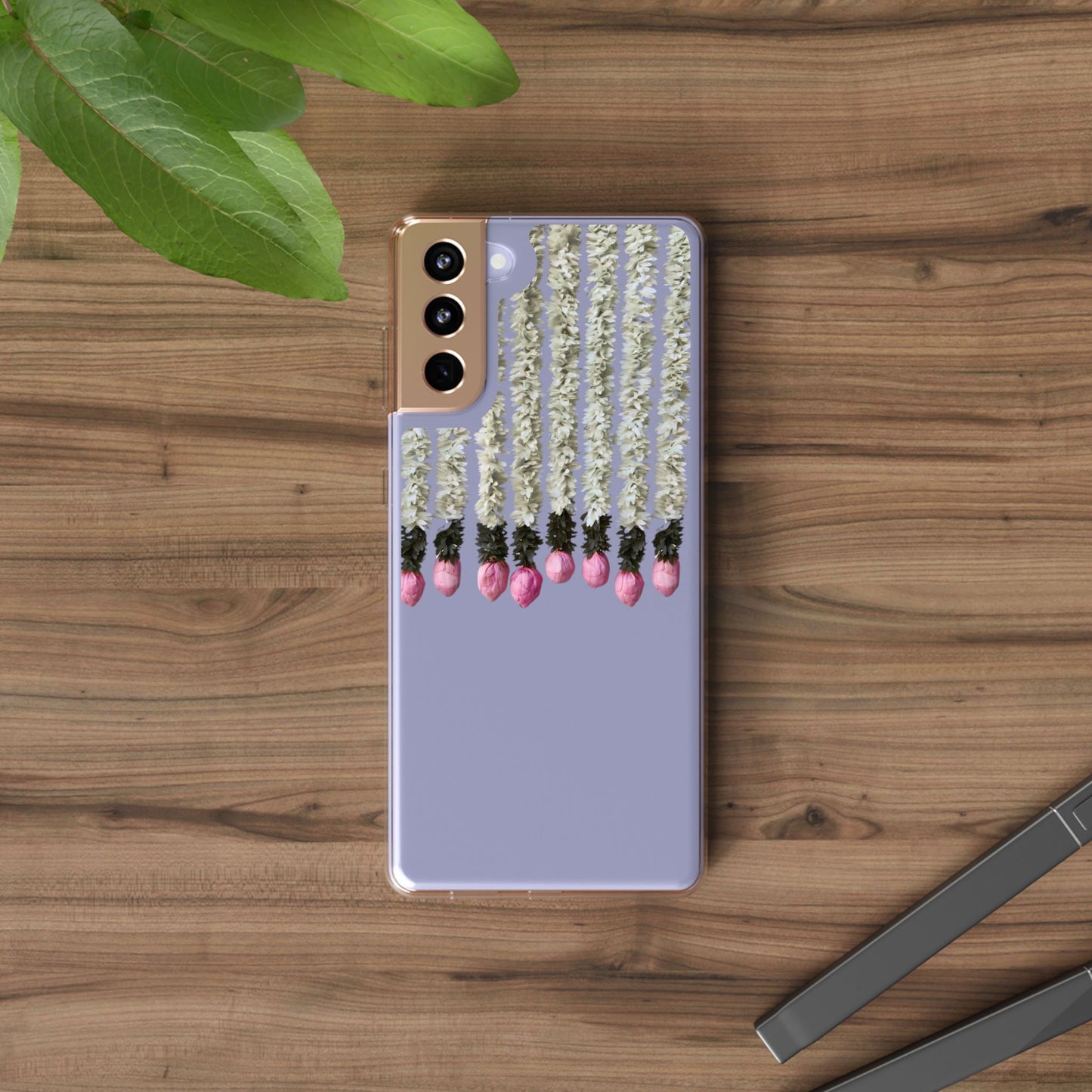 Floral Clear Phone Case - Elegant Flower Design for Spring