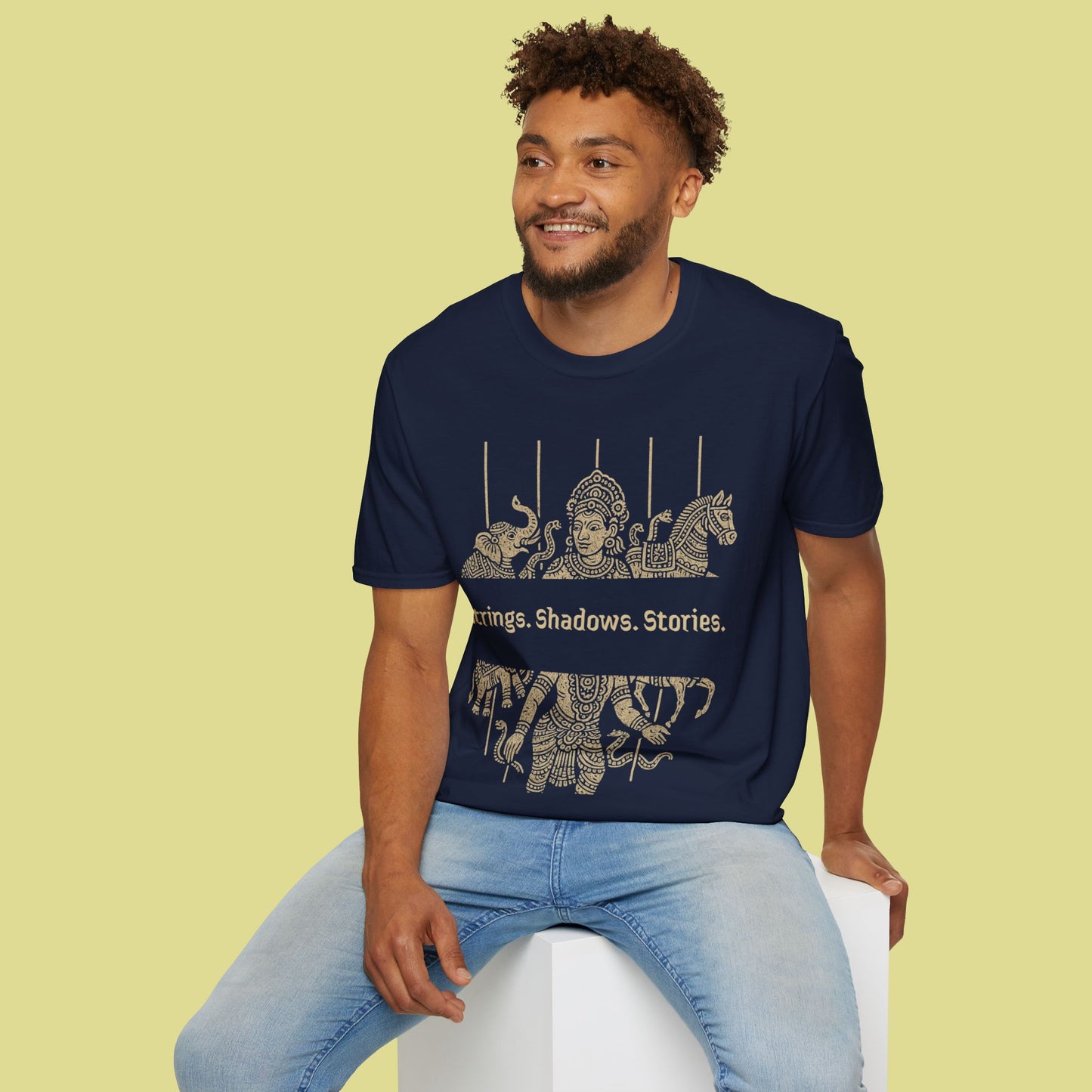 Cultural Graphic T-Shirt – Strings. Shadows. Stories.