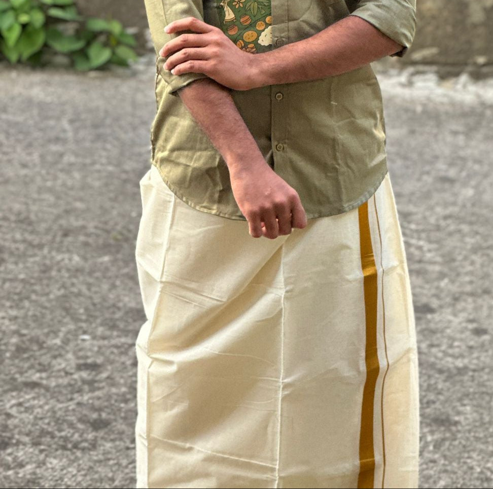 Men’s Kasavu Mundu